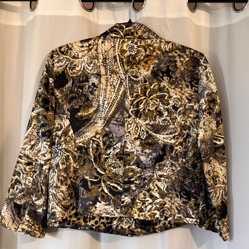 Vintage Alberto Makali 100% Silk Statement Blazer | Late 90s Y2K | Size 12 - Picture 6 of 11